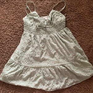 Aeropostale Mint Green Floral Dress